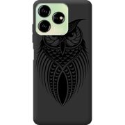 Черный чехол BoxFace ZTE Blade V50 Design 4G Owl