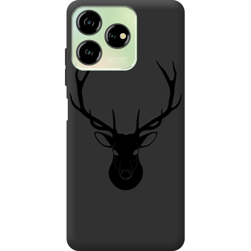 Черный чехол BoxFace ZTE Blade V50 Design 4G Deer