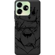 Черный чехол BoxFace ZTE Blade V50 Design 4G Bear King