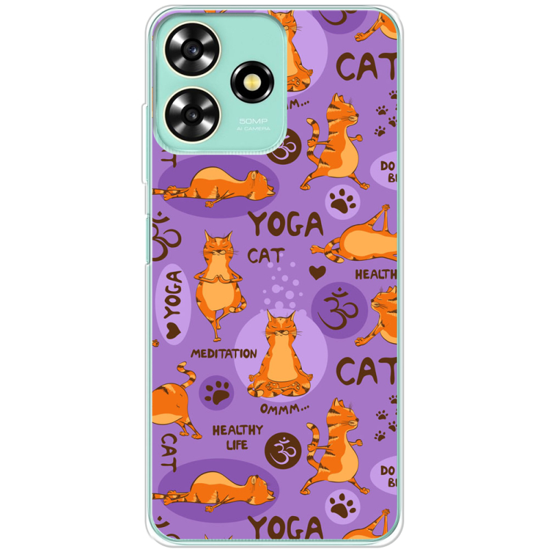 Чехол BoxFace ZTE Blade A73 4G Yoga Cat