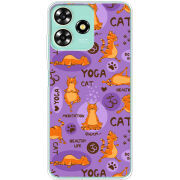 Чехол BoxFace ZTE Blade A73 4G Yoga Cat