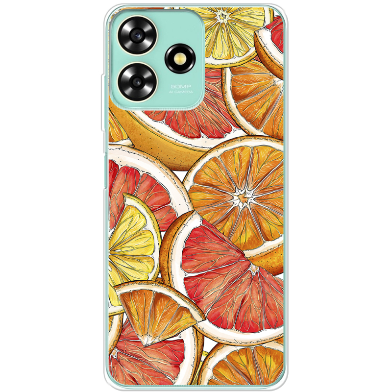 Чехол BoxFace ZTE Blade A73 4G Citrus Pattern