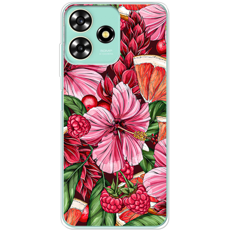 Чехол BoxFace ZTE Blade A73 4G Tropical Flowers