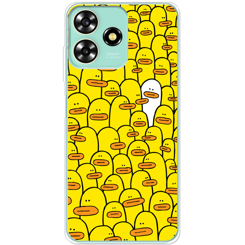 Чехол BoxFace ZTE Blade A73 4G Yellow Ducklings