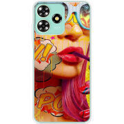 Чехол BoxFace ZTE Blade A73 4G Yellow Girl Pop Art