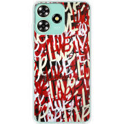 Чехол BoxFace ZTE Blade A73 4G Love Graffiti