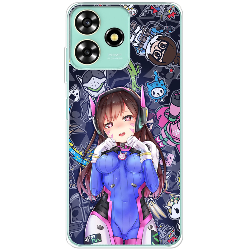 Чехол BoxFace ZTE Blade A73 4G Overwatch D.VA