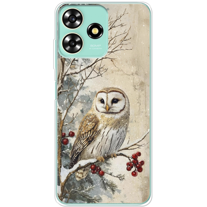 Чехол BoxFace ZTE Blade A73 4G Christmas Owl