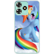 Чехол BoxFace ZTE Blade A73 4G My Little Pony Rainbow Dash