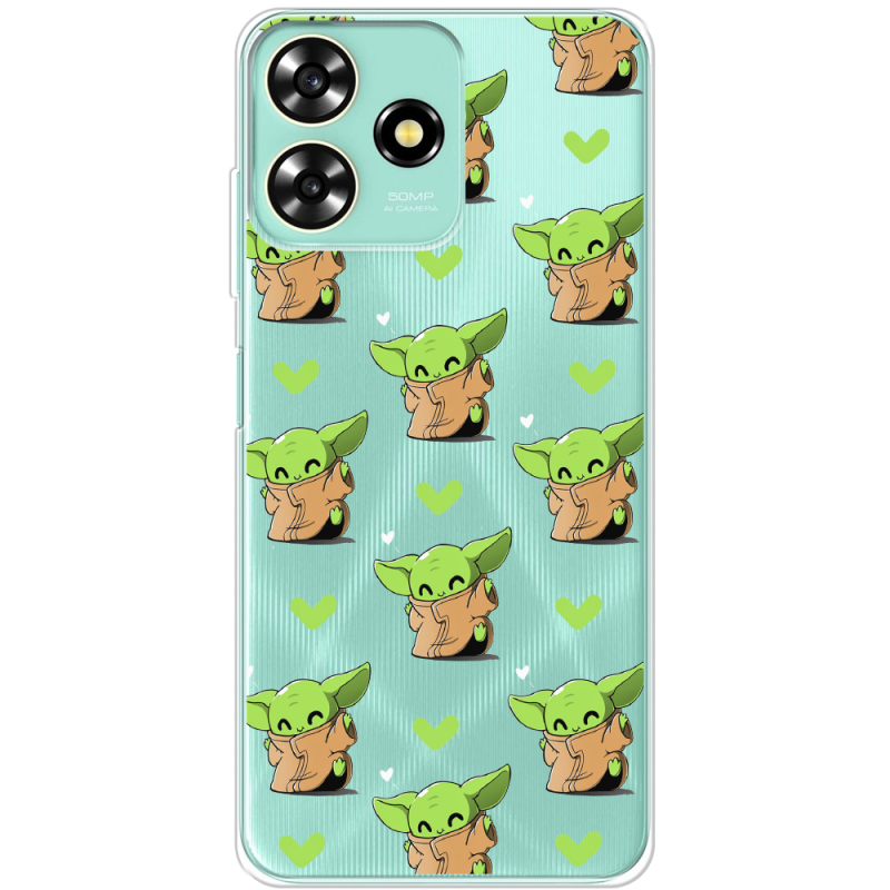 Прозрачный чехол BoxFace ZTE Blade A73 4G Pattern Baby Yoda