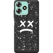 Черный чехол BoxFace ZTE Blade A73 4G Sad Way