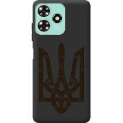 Черный чехол BoxFace ZTE Blade A73 4G Ukrainian Trident