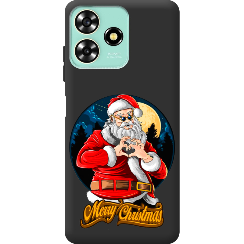 Черный чехол BoxFace ZTE Blade A73 4G Cool Santa