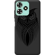 Черный чехол BoxFace ZTE Blade A73 4G Owl