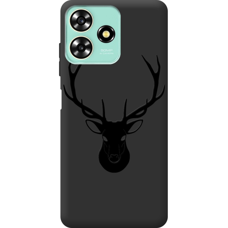 Черный чехол BoxFace ZTE Blade A73 4G Deer