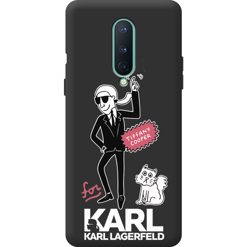 Черный чехол BoxFace OnePlus 8 For Karl