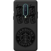 Черный чехол BoxFace OnePlus 8 Black Coffee