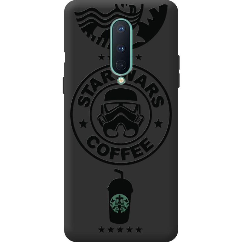 Черный чехол BoxFace OnePlus 8 Dark Coffee