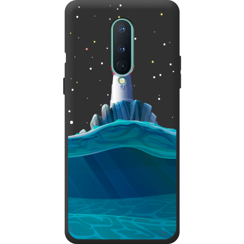 Черный чехол BoxFace OnePlus 8 Lighthouse