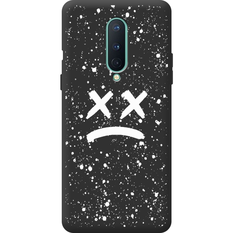 Черный чехол BoxFace OnePlus 8 Sad Way