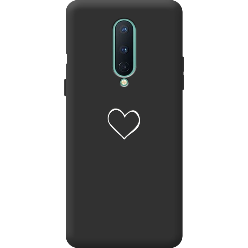 Черный чехол BoxFace OnePlus 8 My Heart