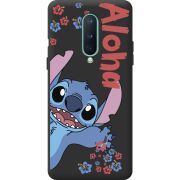 Черный чехол BoxFace OnePlus 8 Гавайський друг Stich