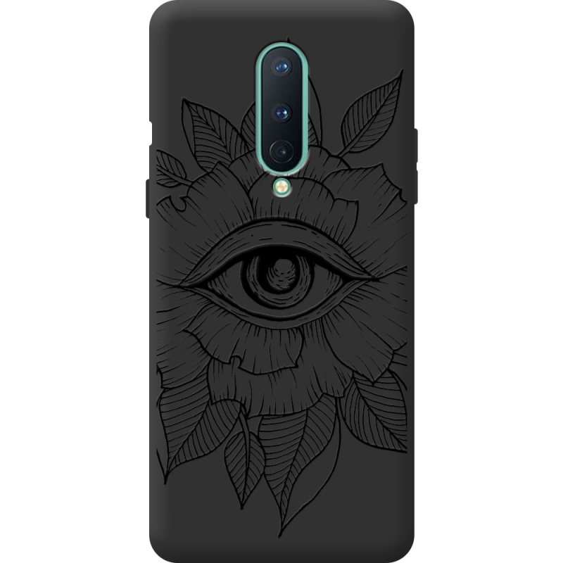 Черный чехол BoxFace OnePlus 8 Eye