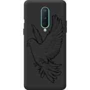 Черный чехол BoxFace OnePlus 8 Dove
