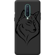 Черный чехол BoxFace OnePlus 8 Wolf
