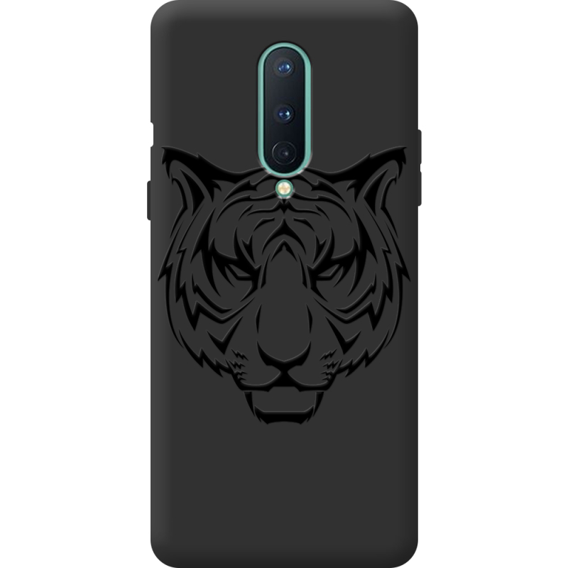 Черный чехол BoxFace OnePlus 8 Tiger