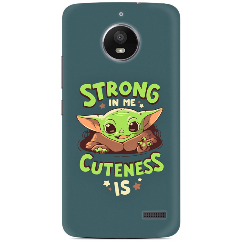 Чехол Uprint Motorola Moto E XT1762 Strong in me Cuteness is