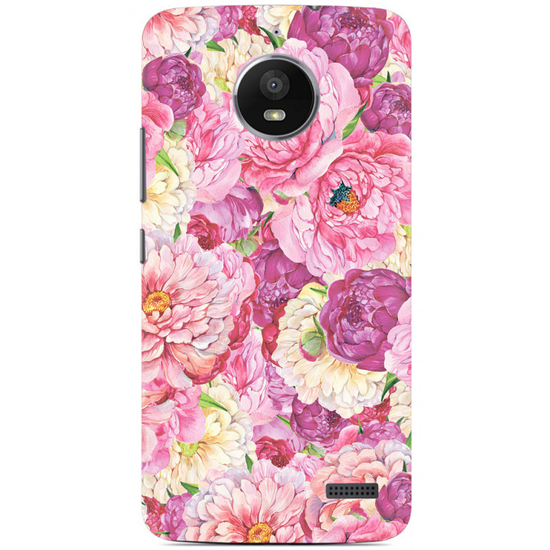 Чехол Uprint Motorola Moto E XT1762 Pink Peonies