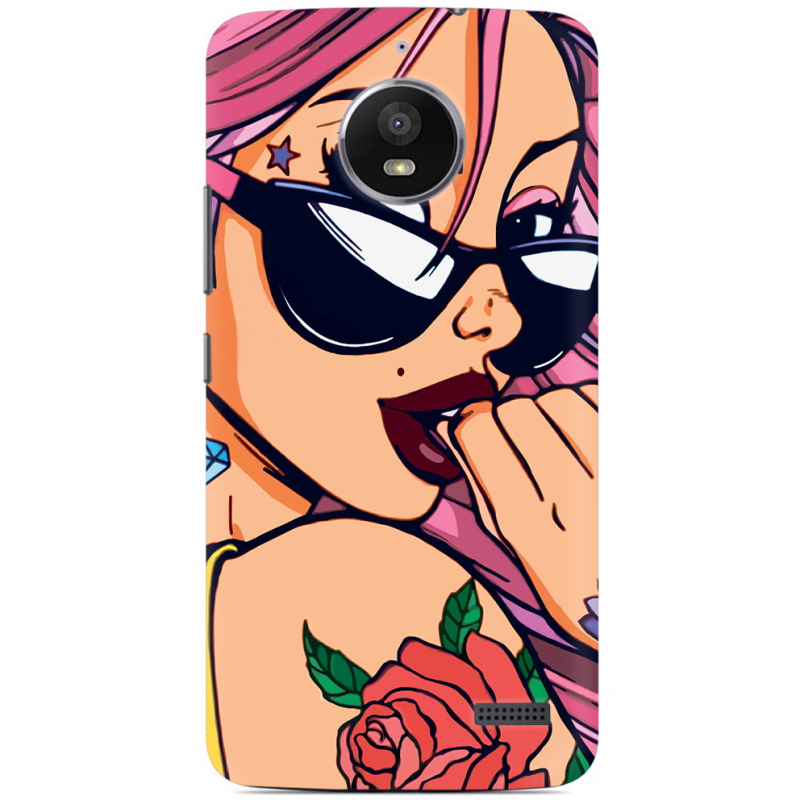 Чехол Uprint Motorola Moto E XT1762 Pink Girl