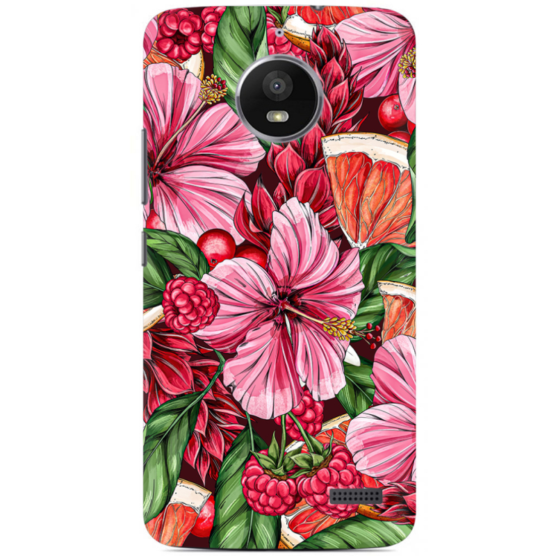 Чехол Uprint Motorola Moto E XT1762 Tropical Flowers