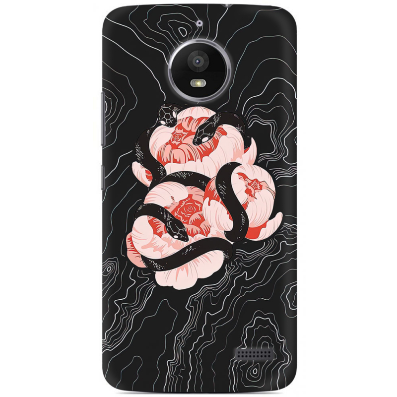 Чехол Uprint Motorola Moto E XT1762 Snake Rose