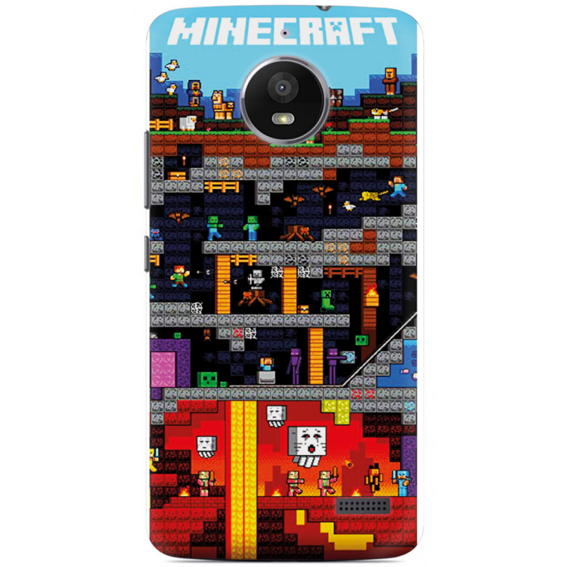 Чехол Uprint Motorola Moto E XT1762 Minecraft Lode Runner