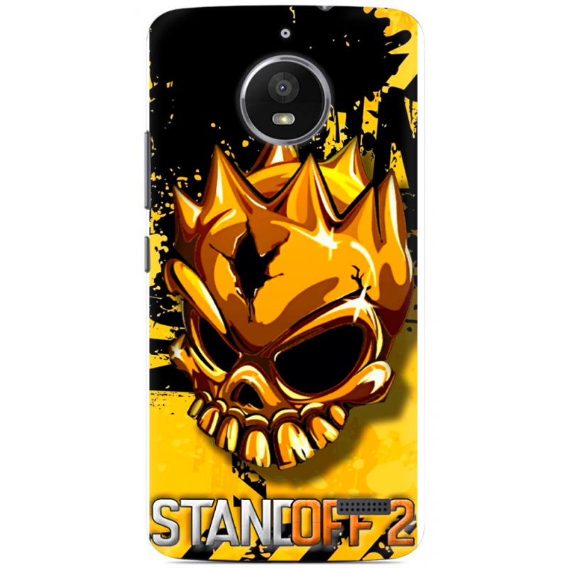 Чехол Uprint Motorola Moto E XT1762 StandOff 2 gold