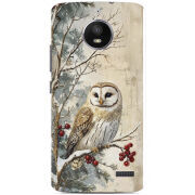 Чехол Uprint Motorola Moto E XT1762 Christmas Owl
