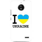 Чехол Uprint Motorola Moto E XT1762 I love Ukraine