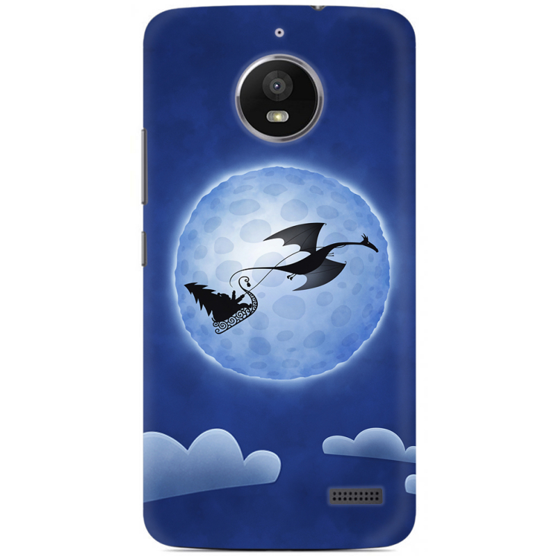 Чехол Uprint Motorola Moto E XT1762 Christmas Dragon