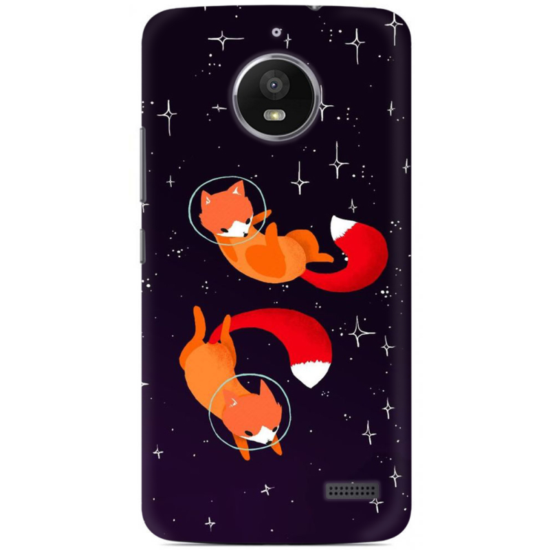 Чехол Uprint Motorola Moto E XT1762 Fox-Astronauts