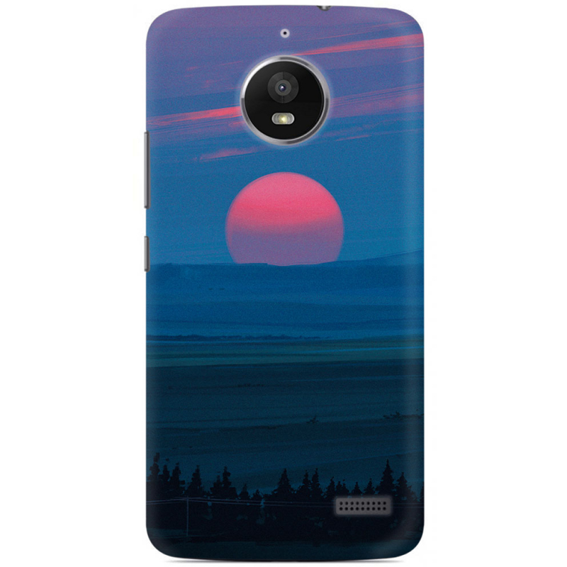 Чехол Uprint Motorola Moto E XT1762 Cold Red Light