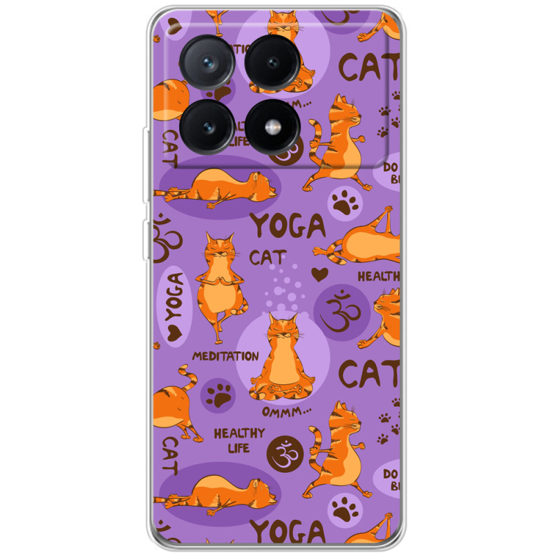Чехол BoxFace Xiaomi Poco X6 Pro 5G Yoga Cat