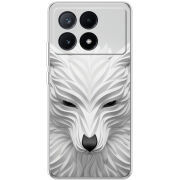 Чехол BoxFace Xiaomi Poco X6 Pro 5G White Wolf