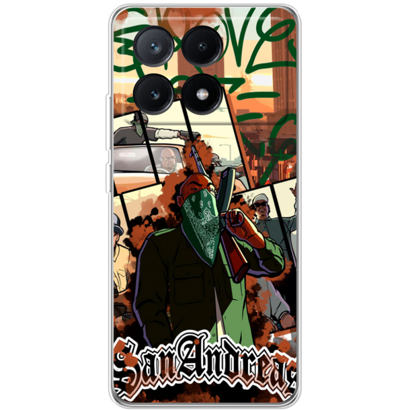 Чехол BoxFace Xiaomi Poco X6 Pro 5G GTA San Andreas