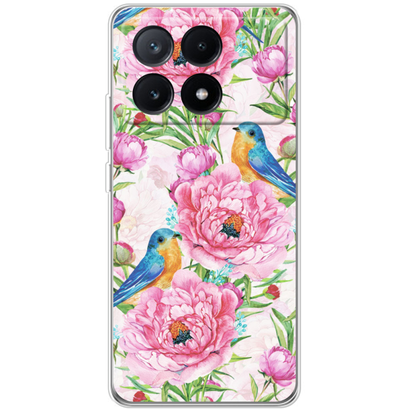 Чехол BoxFace Xiaomi Poco X6 Pro 5G Birds and Flowers