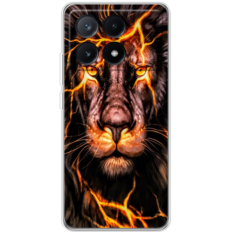 Чехол BoxFace Xiaomi Poco X6 Pro 5G Fire Lion