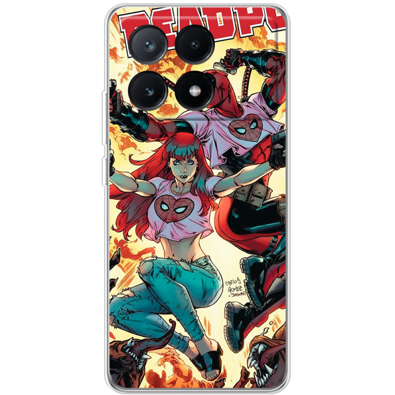 Чехол BoxFace Xiaomi Poco X6 Pro 5G Deadpool and Mary Jane