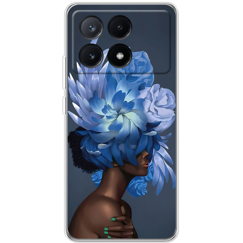 Чехол BoxFace Xiaomi Poco X6 Pro 5G Exquisite Blue Flowers