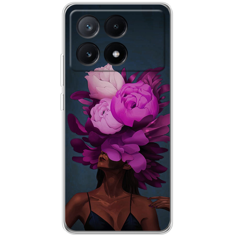 Чехол BoxFace Xiaomi Poco X6 Pro 5G Exquisite Purple Flowers